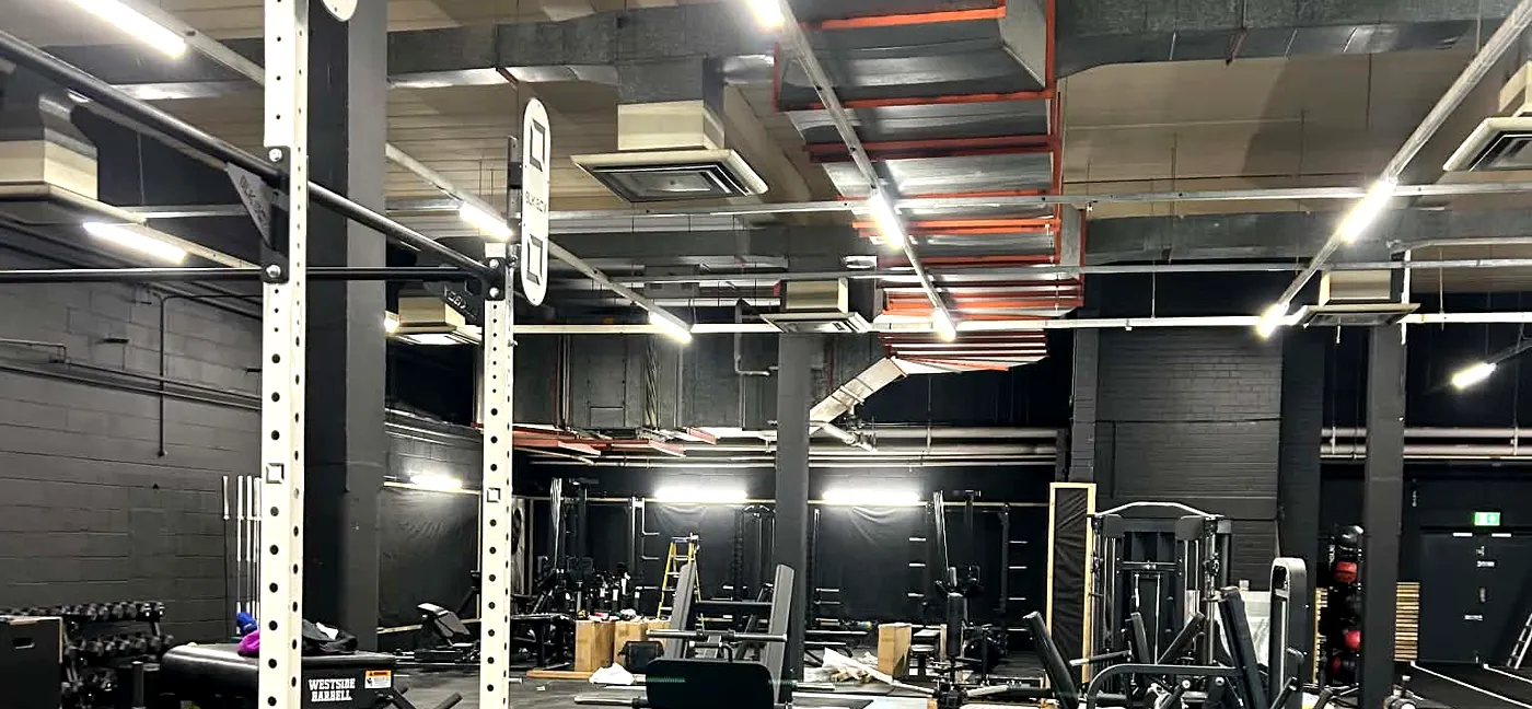Commercial gym electrical installation